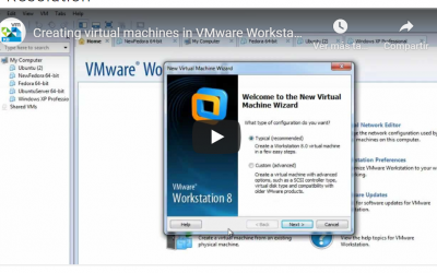 To create a virtual machine using VMware Workstation